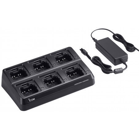 Chargeur rapide 6 postes pour IC-M93D - ICOM
