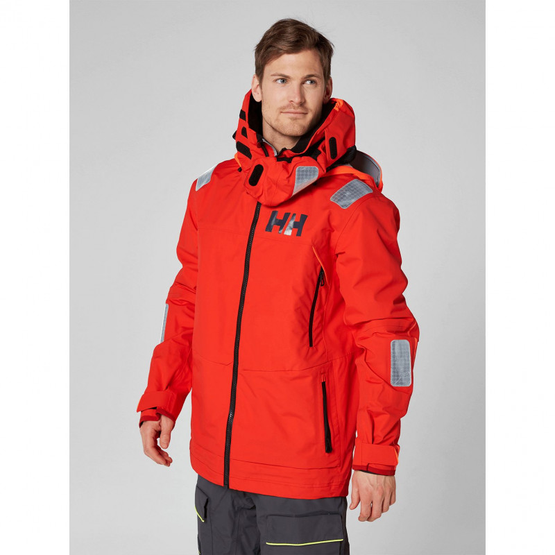 Veste de quart Hauturière AEGIR RACE Rouge - HELLY HANSEN