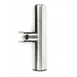 Porte canne orientable inox pour tube 22 - 25 mm