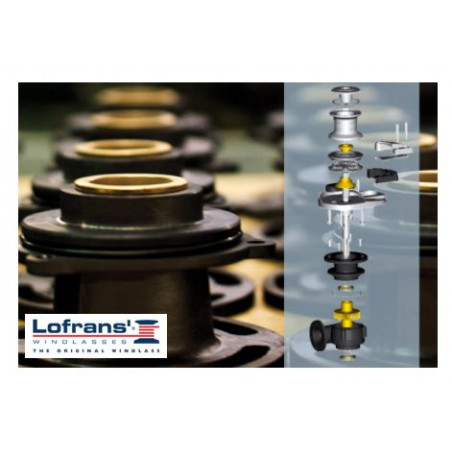 pièces détachée Lofrans'-DC MOTOR CAYMAN88 353D 24V 1,0KW - LOFRANS'