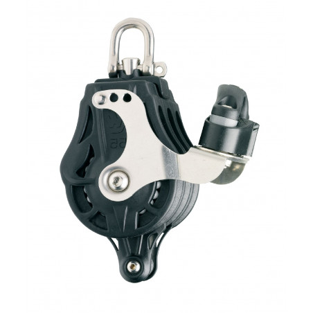 Poulie triple émerillon ringot taquet coinceur réa de 35 mm  - WICHARD