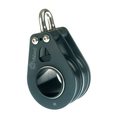 Poulie double émerillon à rouleaux - WICHARD