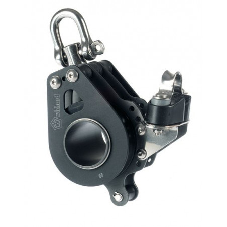 Poulie triple émerillon ringot taquet coinceur à rouleaux - WICHARD