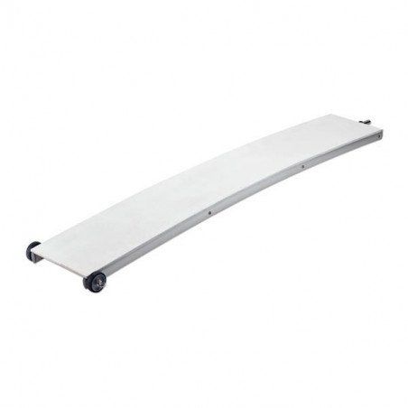 Passerelle fixe ultralégère (8Kg) en aluminium et plancher antidérapant en bois blanc - TREM