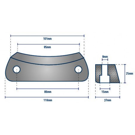 Anode pour DPH VOLVO - ORANGEMARINE