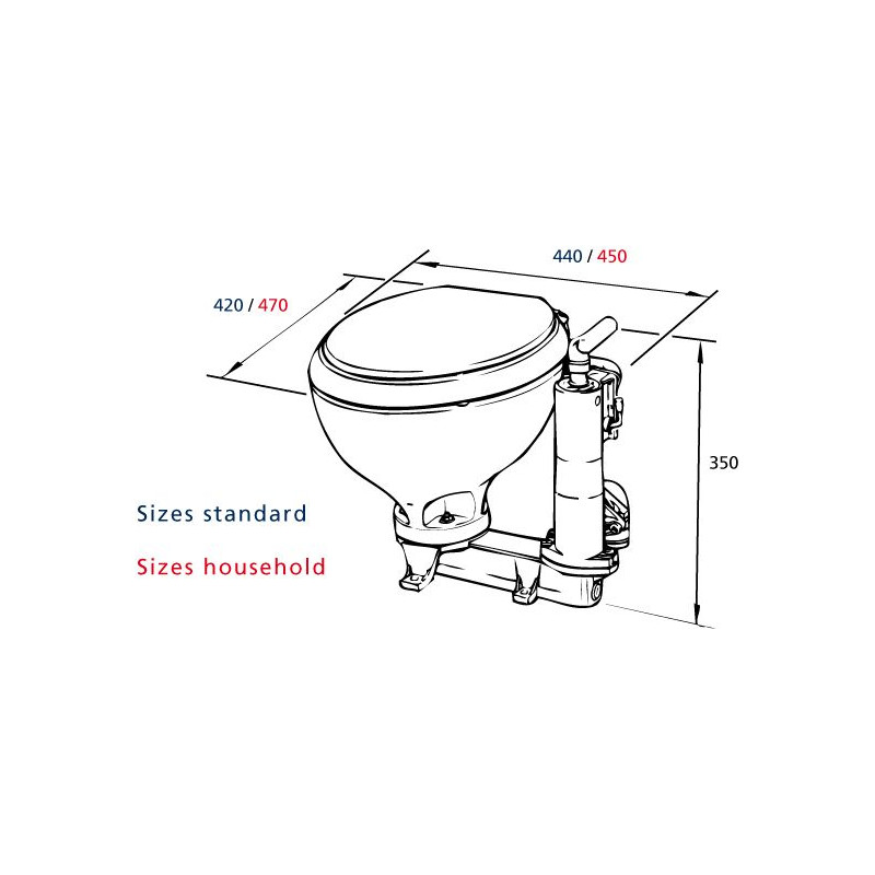 Siège + couvercle WC bois - RM69