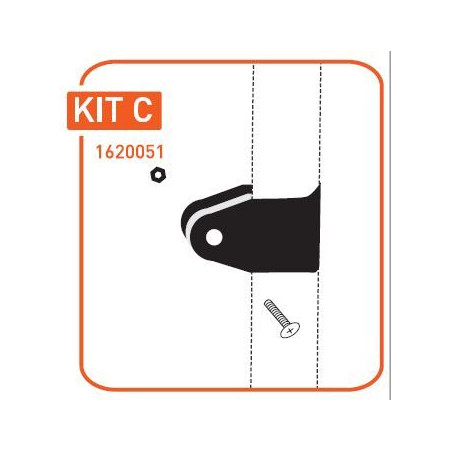 Kit C - Pièces détachées pour bimini PREMIUM  ( Collier pour arceau) - COVERSY