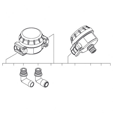 Jeu d'embout 90° pour groupe d'eau - JOHNSON PUMP