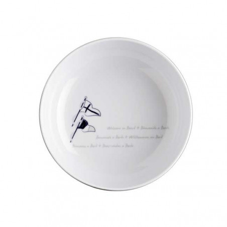 Set de 6 bols 15 cm WELCOME ON BOARD - Marine Business