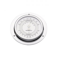 Thermomètre-hygromètre inox série Compacte - NAUTIC