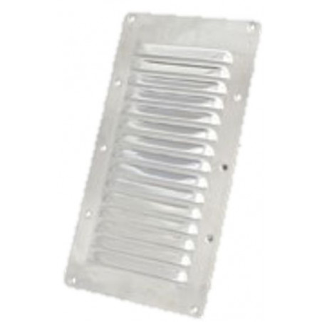 Grille d'aération rectangulaire inox