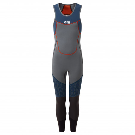 Long john junior en néoprène 2 mm pour le dériveur Gris - GILL