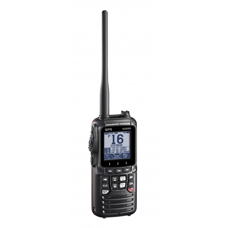VHF portable STANDARD HORIZON HX890E étanche et flottante + GPS intégré