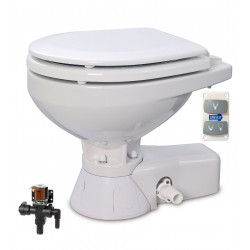 WC électrique silencieux Quiet Flush Compact eau douce Jabsco - JABSCO
