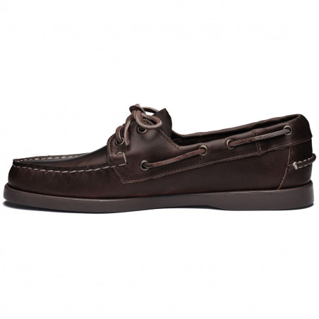Chaussure bateau homme SEBAGO Dockside Portland cuir huilé marron