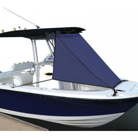 bimini avant pour T-TOP avec tissu bleu marine imperméable et résistant aux UV - OSCULATI