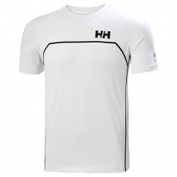 Tee-shirt de navigation TACTEL protection solaire UV40 - Helly Hansen - Blanc