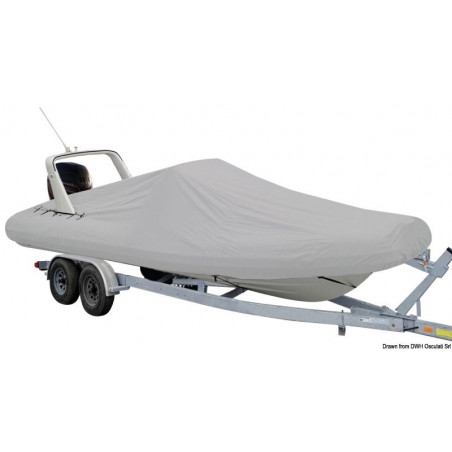 Housse pour bateau semi-rigide avec ouverture pour Roll Bar - OCEANSOUTH