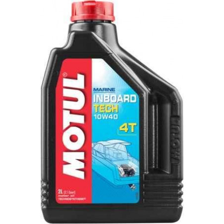 HUILE 4 TEMPS TECHNOSYNTHÈSE 10W40 MOTEURS INBOARD - MOTUL