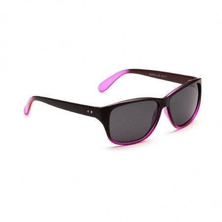 LUNETTES DE SOLEIL FEMME POLARISANTES - Noires/Violettes - "SOPHIA" - UV3