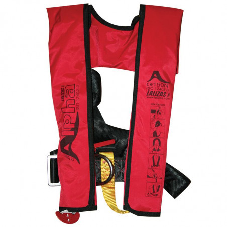 GILET GONFLABLE AUTOMATIQUE ALPHA 170N - LALIZAS