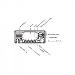 VHF fixe WP250 - ORANGEMARINE
