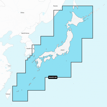 Carte Marine Navionics+ Regular - Japon NAEU016R