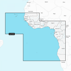 Carte Marine Navionics+ Regular - Afrique, Ouest NAAF005R
