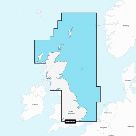 Carte Marine Navionics+ Regular - Grande-Bretagne, Côte Nord-Est NAEU003R