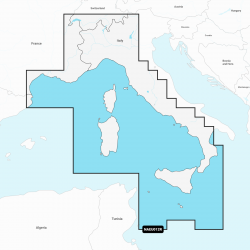 Carte Marine Navionics+ Regular - Mer Méditerranée, Cen. & Ouest NAEU012R