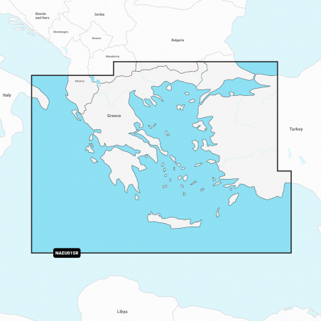 Carte Marine Navionics+ Regular - Mer Egée, Mer de Marmara NAEU015R