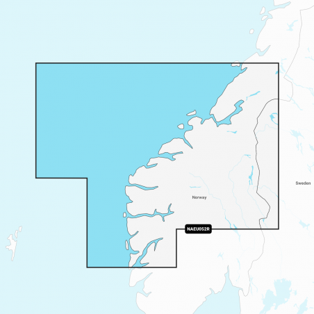 Carte Marine Navionics+ Regular - Norvège Sognefjord - Svefjorden NAEU052R