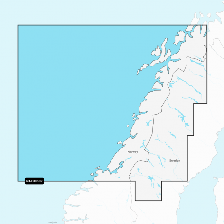 Carte Marine Navionics+ Regular - Norway, Trondheim to Tromso NAEU053R