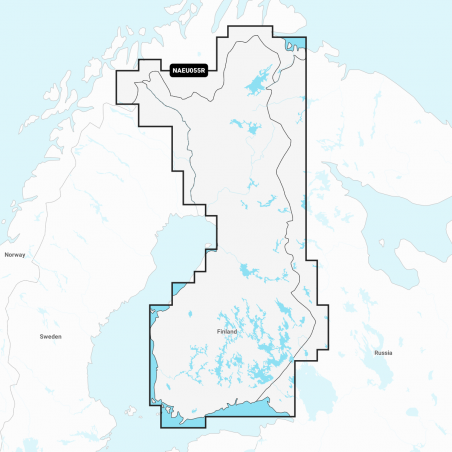 Carte Marine Navionics+ Regular - Finlande, Lacs & Rivières NAEU055R