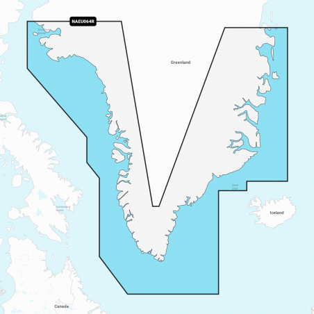 Carte Marine Navionics+ Regular - Greenland NAEU064R