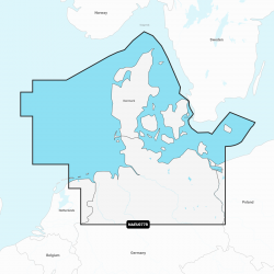 Carte Marine Navionics+ Regular - Denmark & Germany, North NAEU077R
