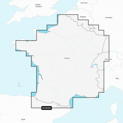 Carte Marine Navionics+ Regular - France, Lacs et Rivières NAEU080R