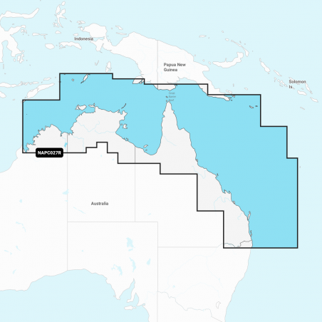 Carte Marine Navionics+ Regular - Australie, Nord-Est NAPC027R