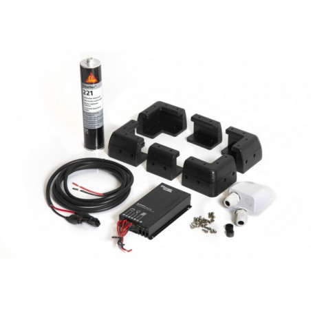 Kit installation noir panneau solaire rigide moins de 260W - ENERGIE MOBILE