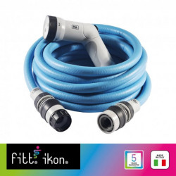 Tuyau de lavage extensible IKON bleu - 15m - FITT