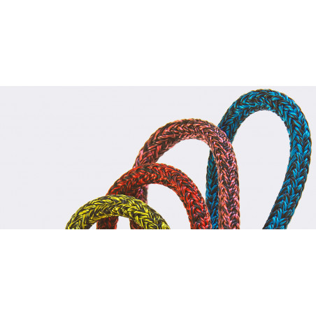 Cordage marin polyester double tresse TASMANIA Chiné Jaune - GLEISTEIN