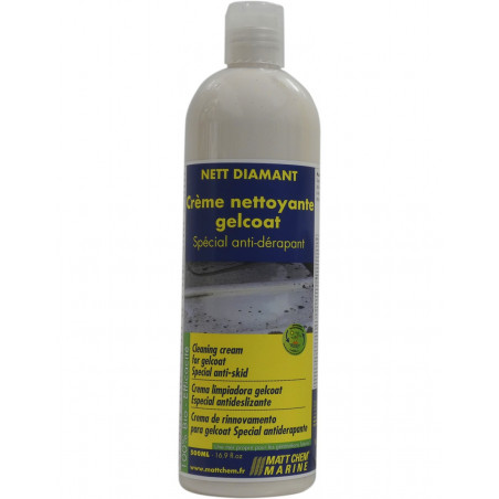 Creme nettoyante pour gelcoat NETT DIAMANT - MATTCHEM