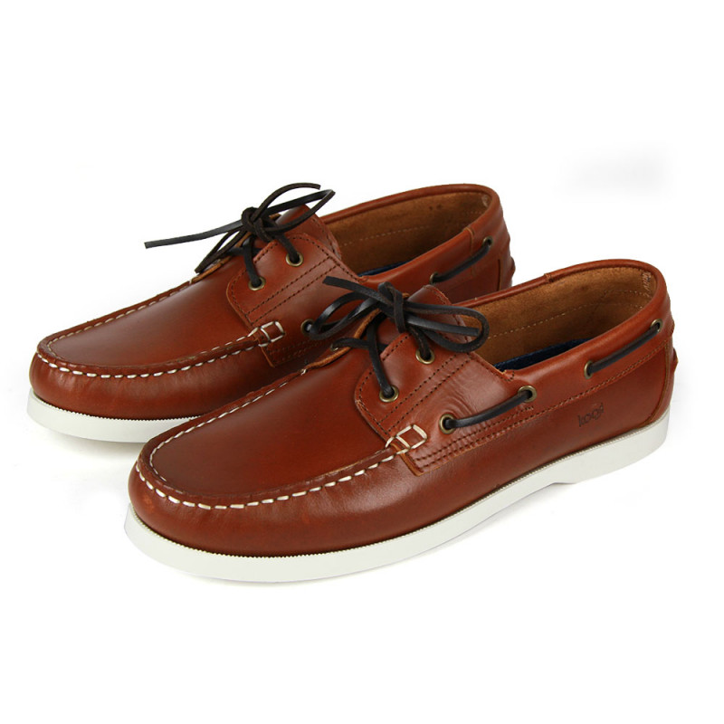 CHAUSSURE BATEAU HOMME COGNAC KOOJI