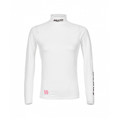 Lycra manches longues UV50 femme blanc - MUSTO