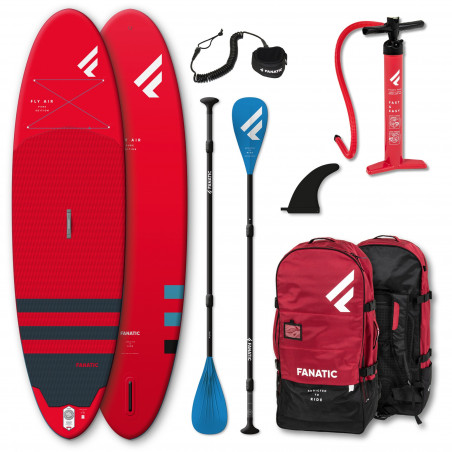 PADDLE GONFLABLE FANATIC FLY AIR 10.8 PURE ROUGE 2022