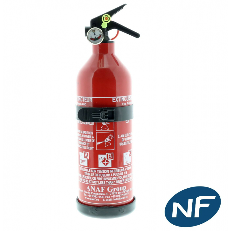 ANAF Extincteur auto ABC 2 Kg