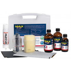 Kit rénovateur anti-rayures pour polycarboate Max New light