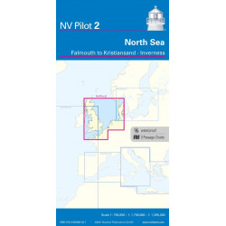 Carte NV CHARTS Pilot 2 - Mer du Nord - Falmouth a Kristiansand - Inverness
