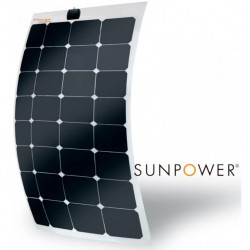 Panneau solaire souple SunPower HPFLEX Tedlar Blanc pour bateau et camping-car - 142W ENERGIE MOBILE
