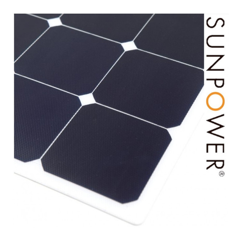 Panneau solaire souple SunPower HPFLEX Tedlar Blanc pour bateau et  camping-car - 110W ENERGIE MOBILE